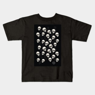 Assembly of skulls for Halloween Kids T-Shirt